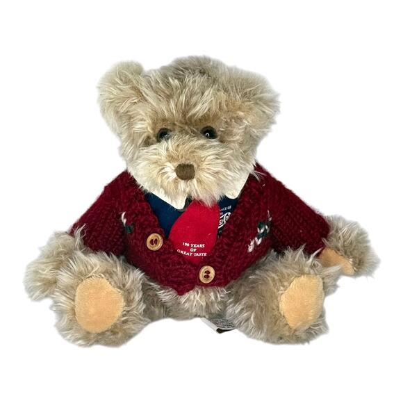 Pepsi Cola TEDDY BEAR Chandler 100 Yr Anniversary 7" Plush Stuffed Animal 90s - Picture 6 of 7